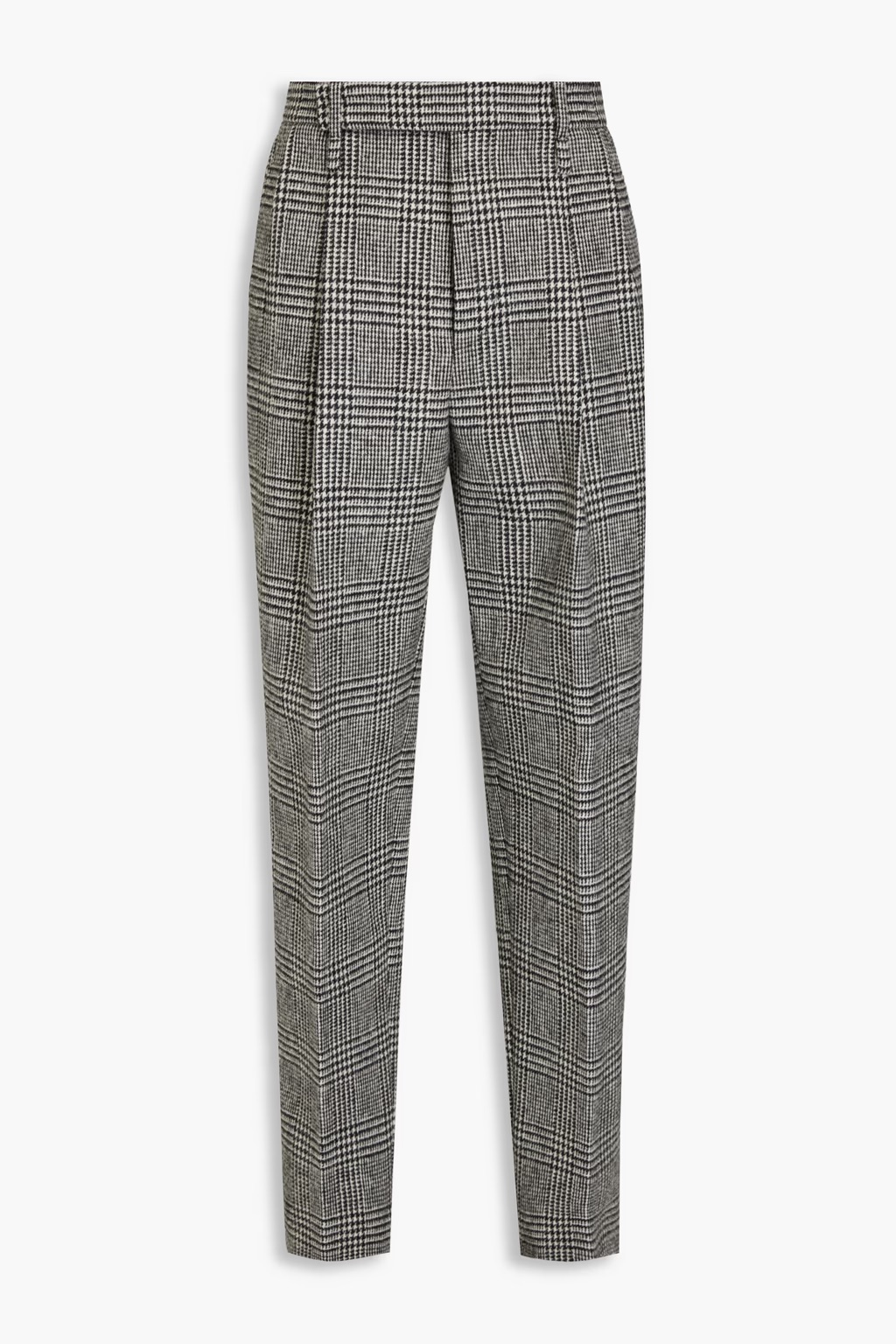 Gucci Grey Check Wool Trousers Size M