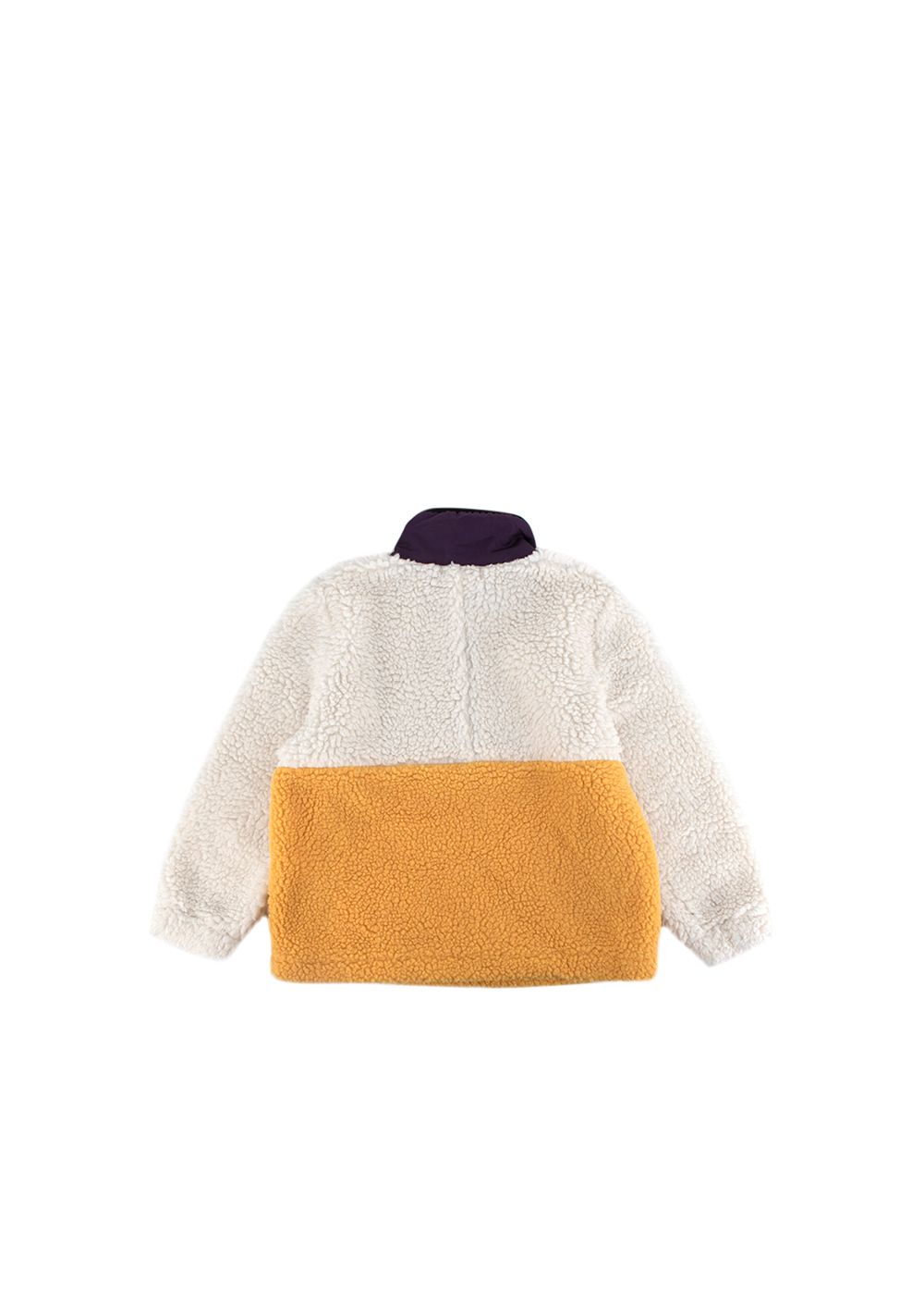 Stella McCartney Orange And White Teddy Pullover Jacket Size 6 Years