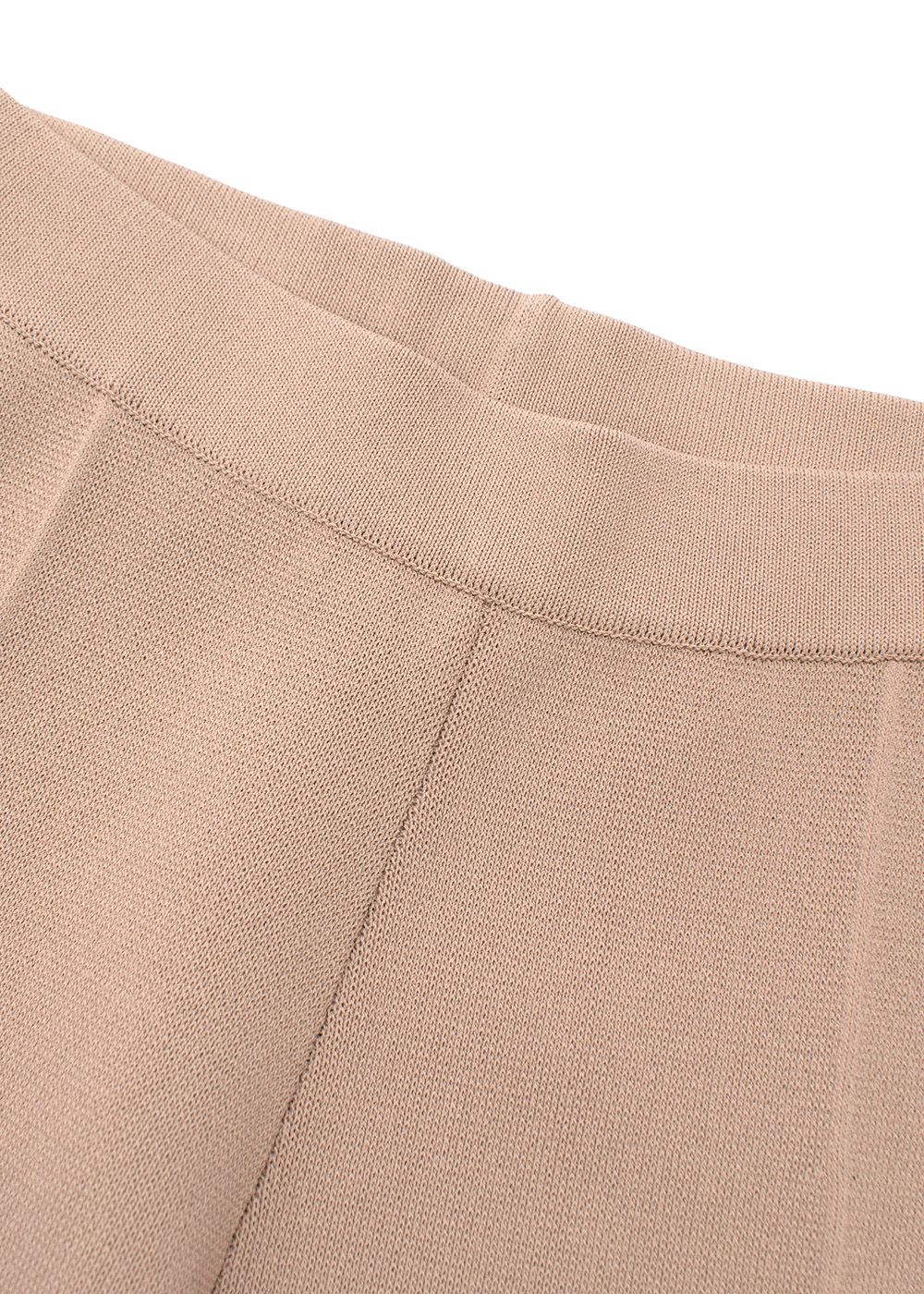 Nanushka beige stretch-knit Lia stirrup trousers Size XS cotton