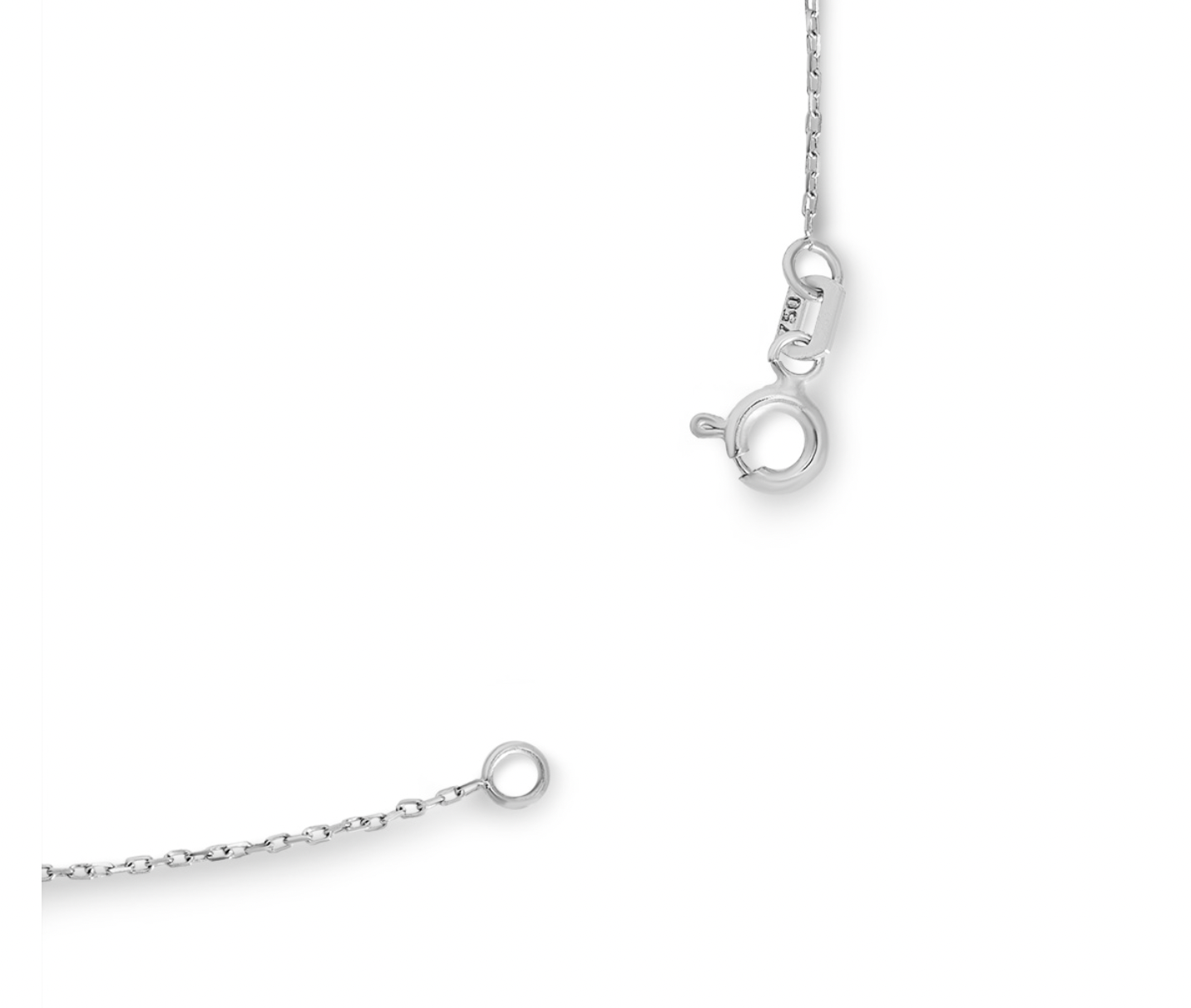 18ct White Gold Diamond Pendant Necklace