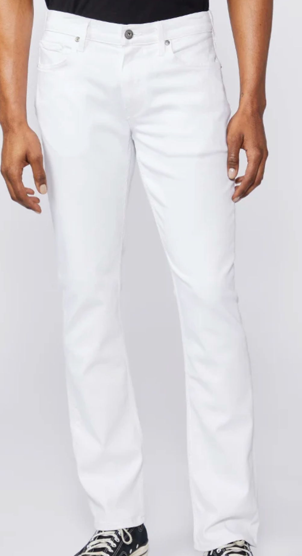 Men's Paige White Slim Jeans Size S rayon/cotton/polyester