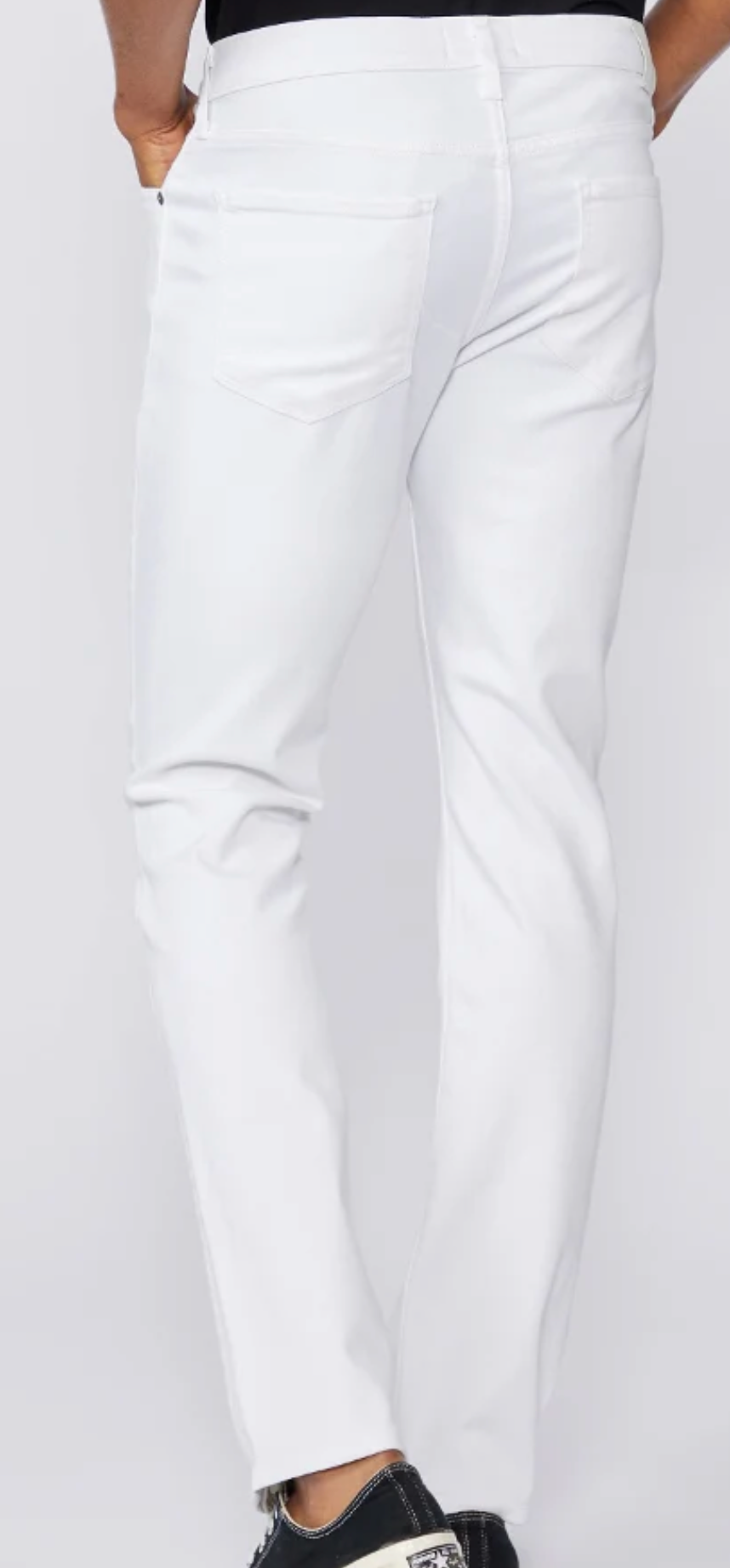 Men's Paige White Slim Jeans Size S rayon/cotton/polyester