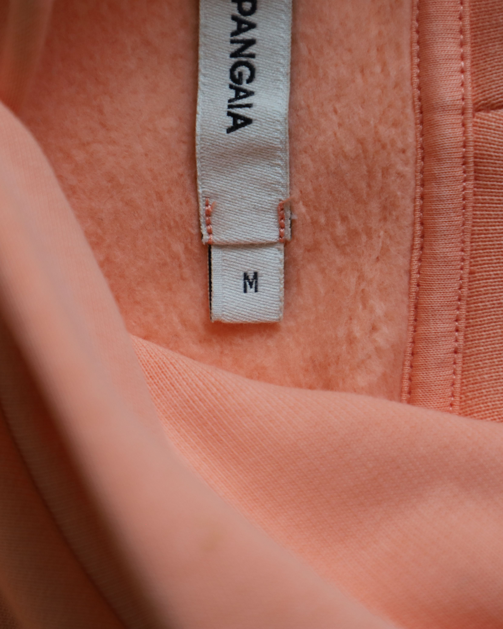 Men's Preowned Pangaia 365 Peach Perfect Hoodie Size M orange cotton