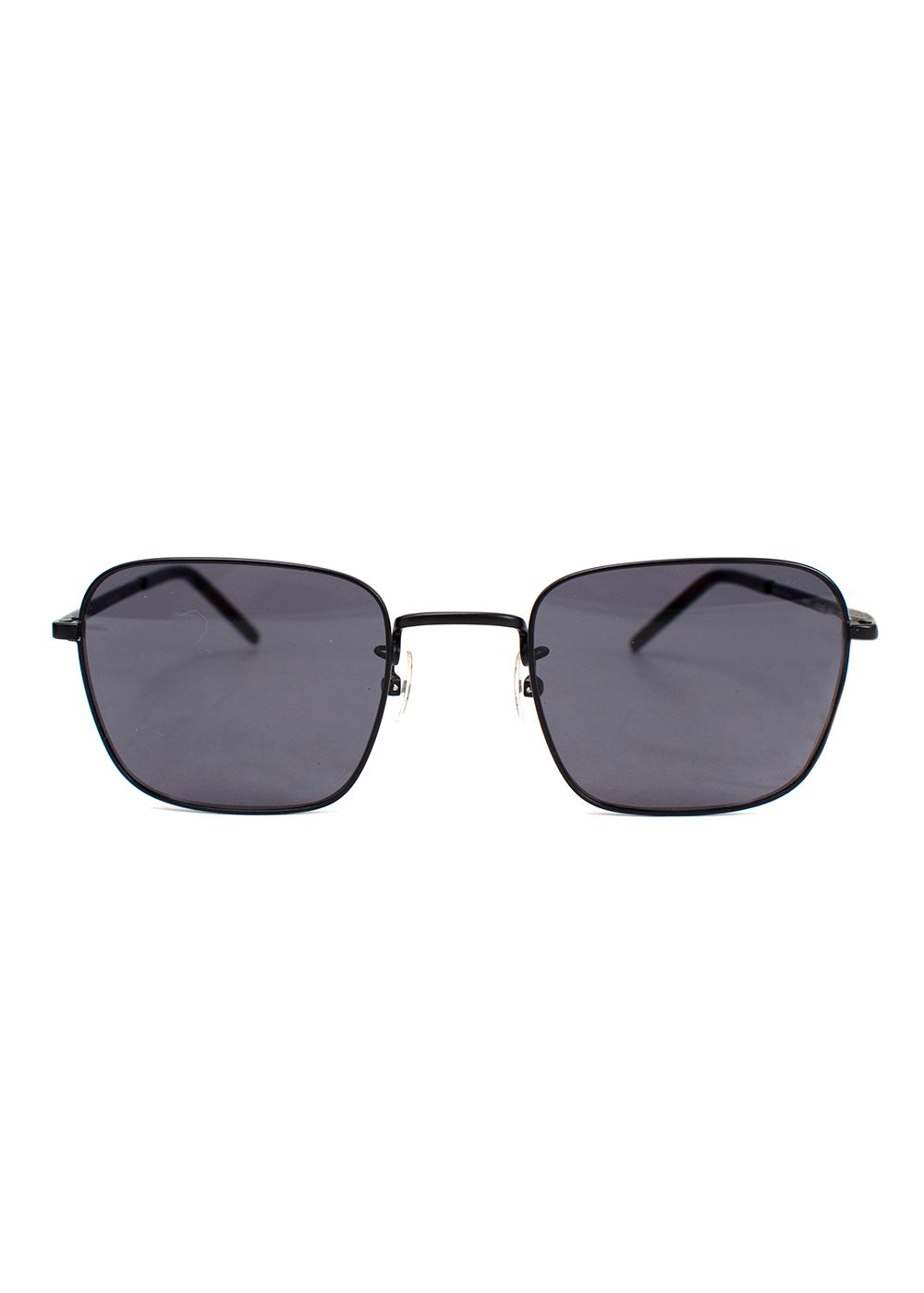 Paige Black Harper Square Sunglasses glass/metal/plastic