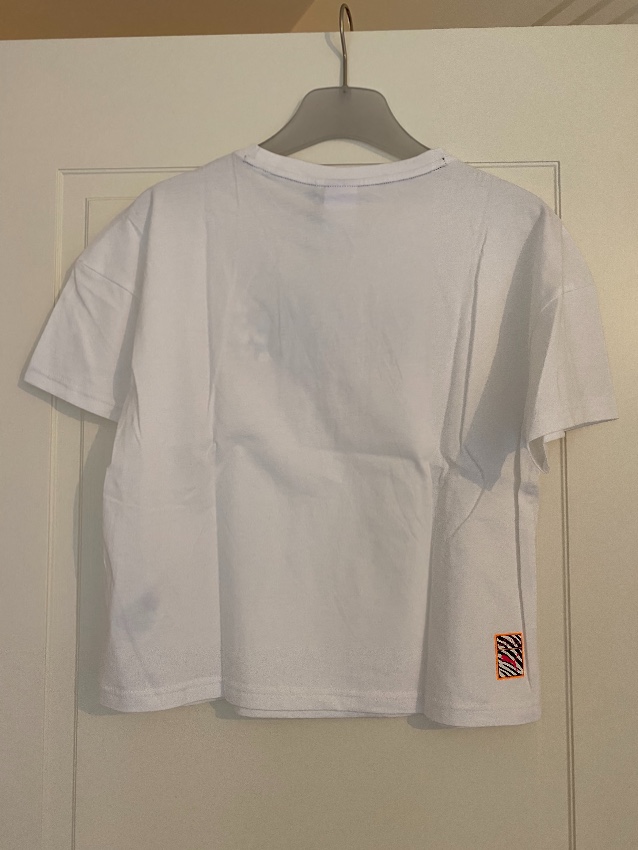 Puma X Sophia Webster Logo T-Shirt Size S White cotton