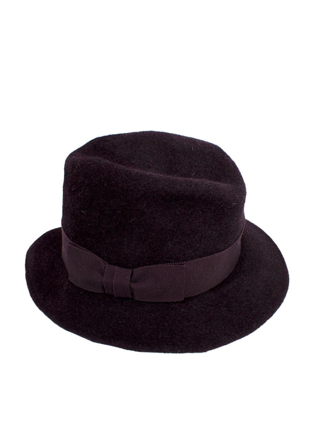 Preowned Lock  Co London Burgundy Felt Hat other