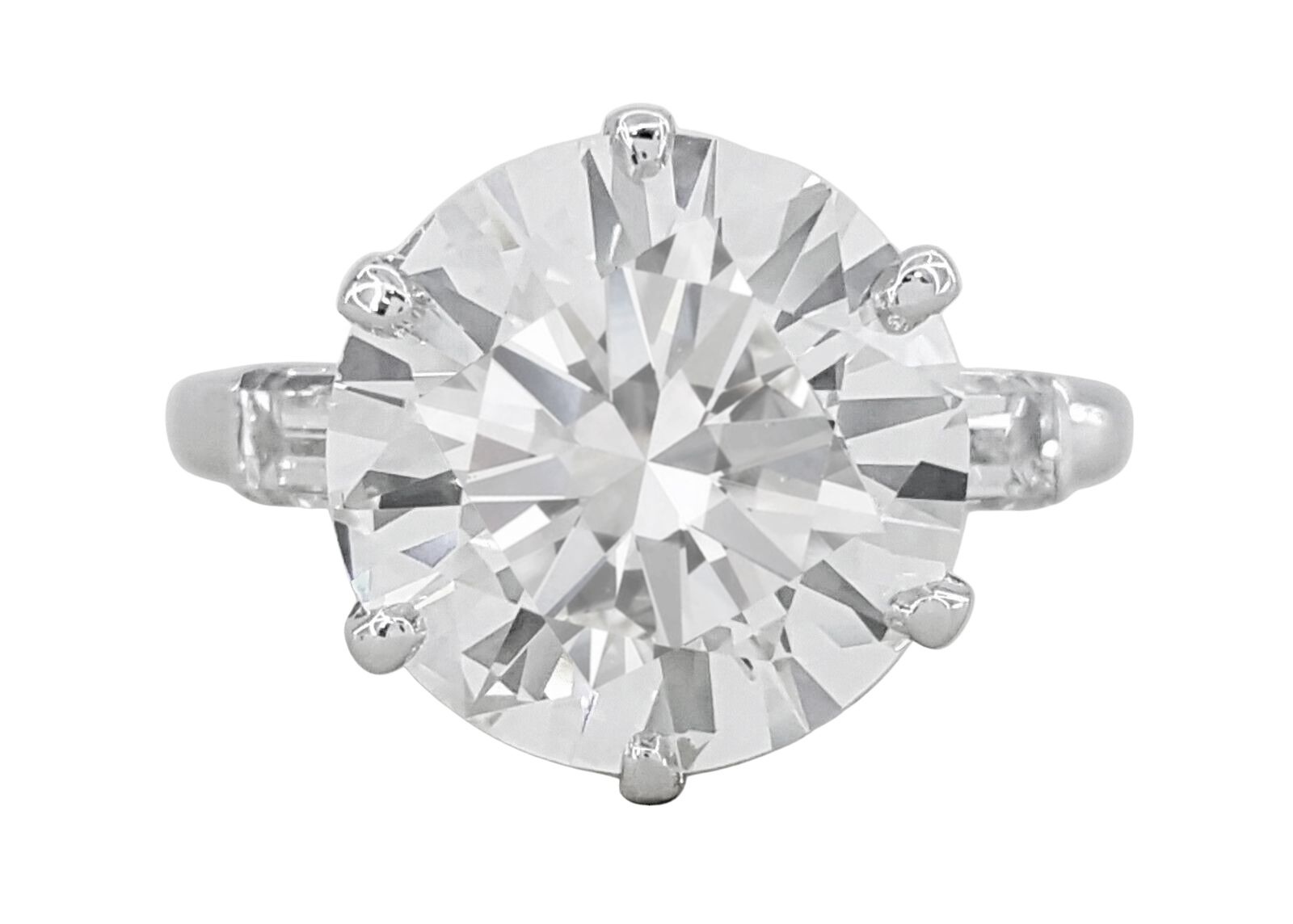 Verde 45ct IGI Certified Lab-grown Round Cut Diamond Ring Silver k white gold/lab-grown diamond