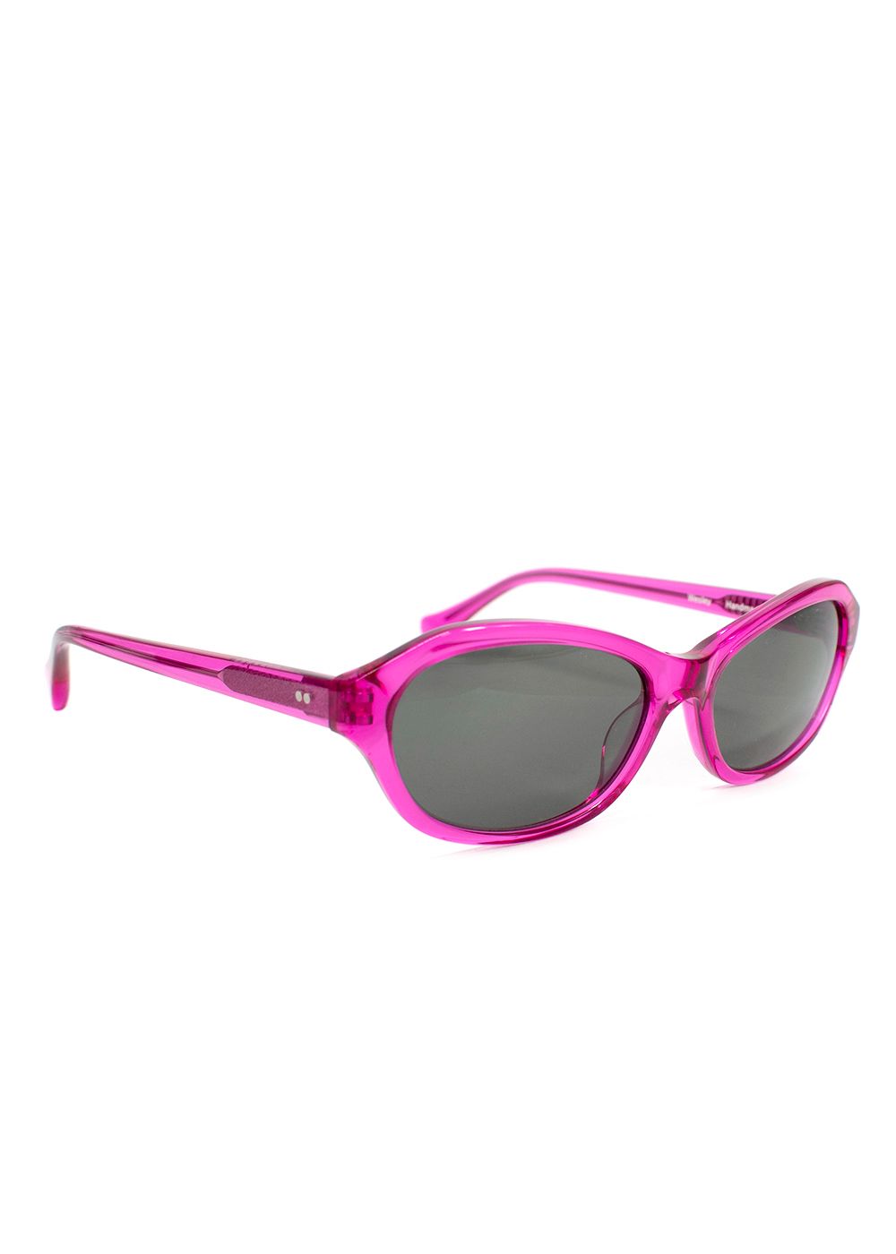 Sun Buddies Hot Pink Wesley Oval Sunglasses plastic