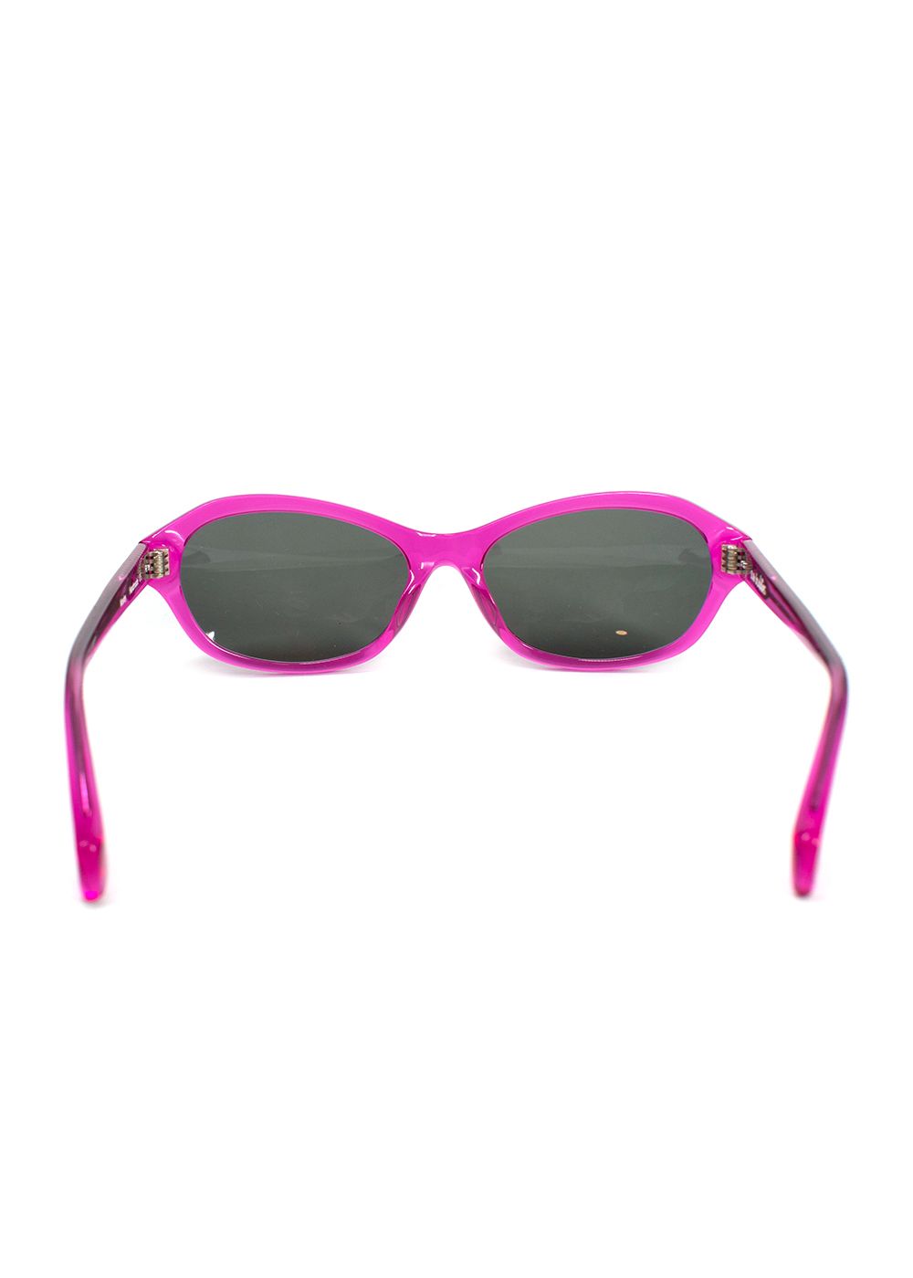 Sun Buddies Hot Pink Wesley Oval Sunglasses plastic