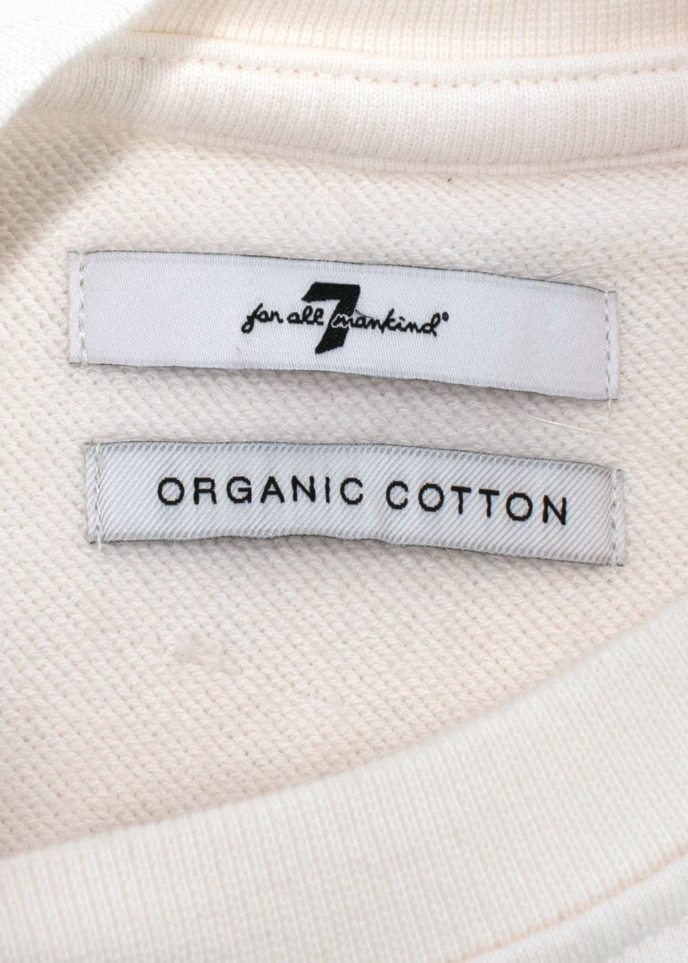 Preowned for all mankind jumper Size S Cream/apricot organic cotton