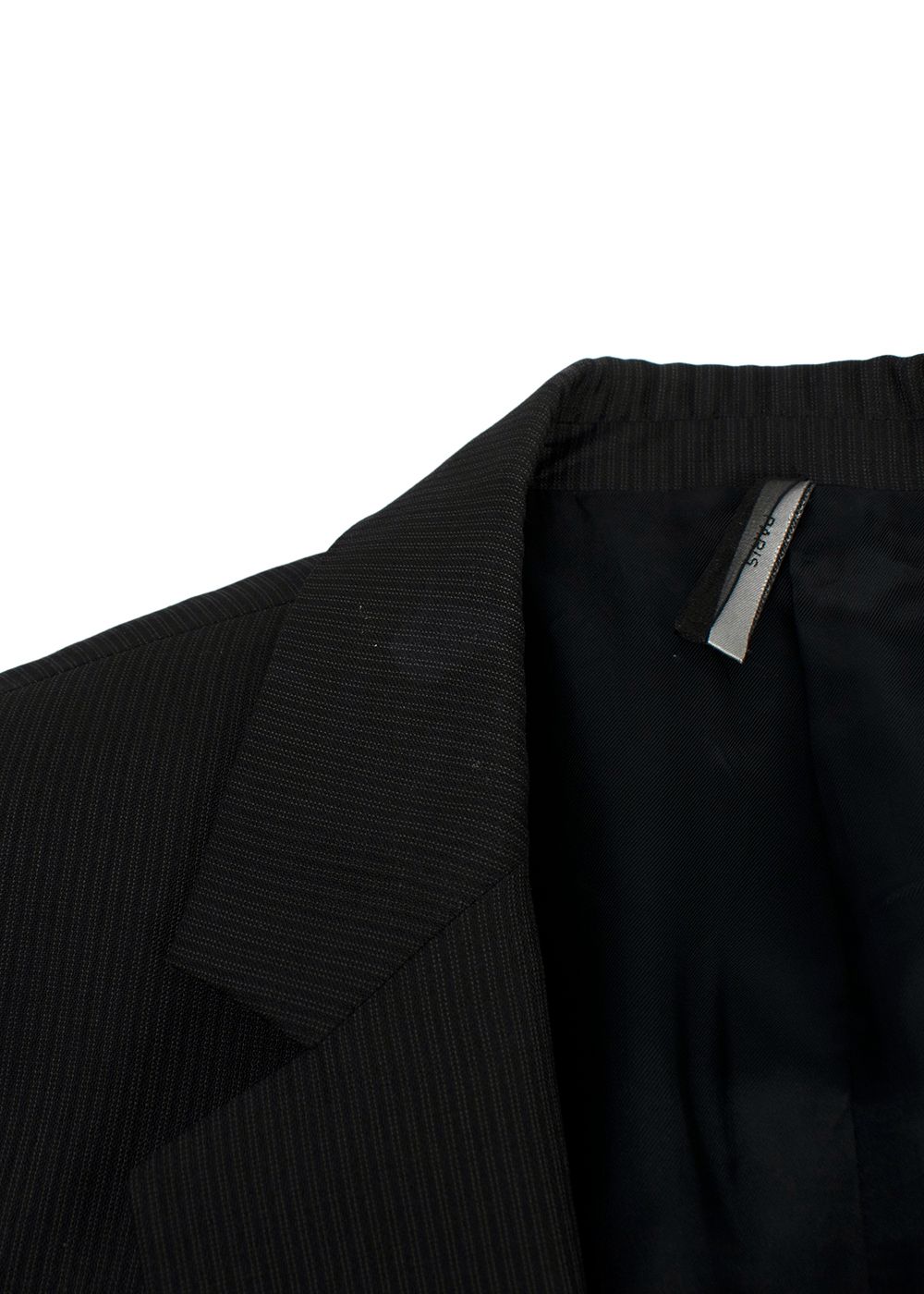 Dior Black Pinstripe Suit Set Size M