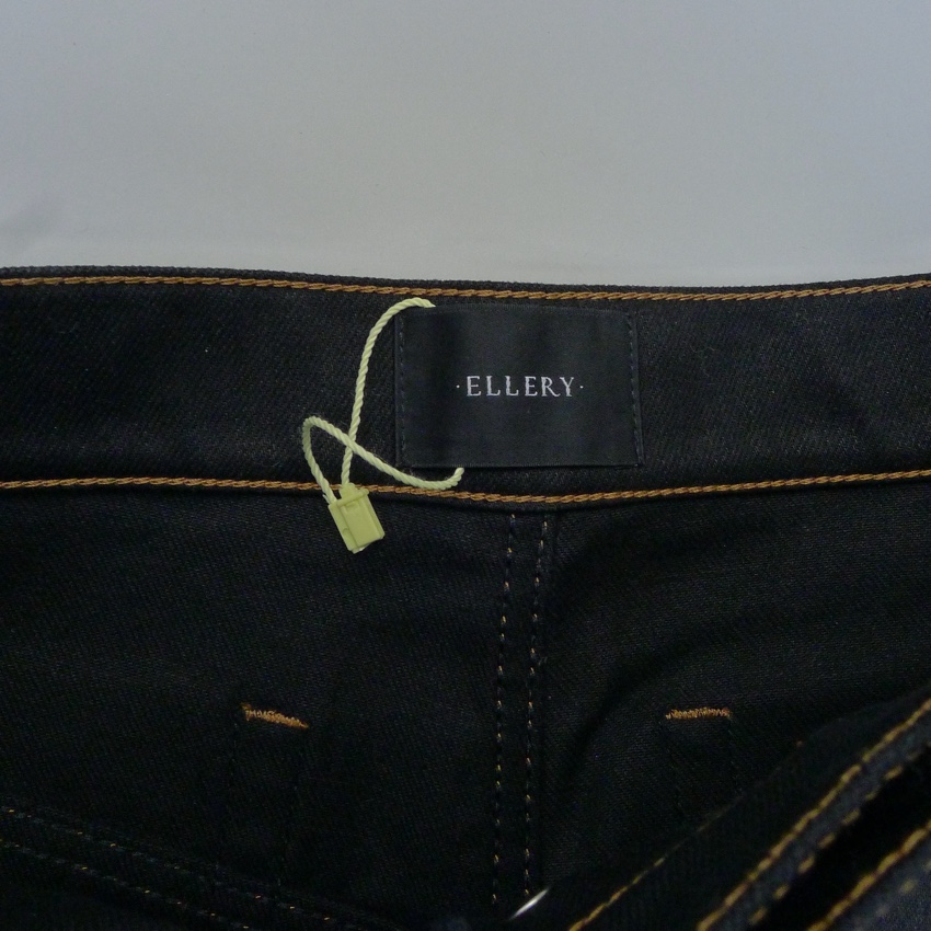 Ellery Hysteria Flared Cropped Jeans Size 26/66 Black cotton