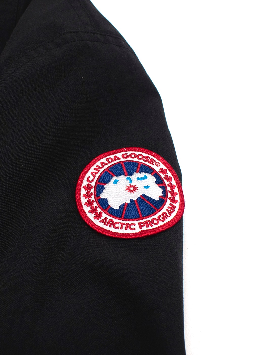 Men's Canada Goose Black Rosedale Bomber Jacket Size M polyester/cotton