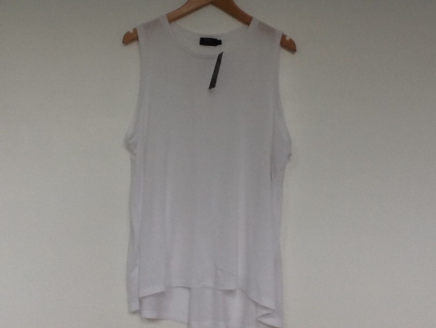 Polo Ralph Lauren White Sleeveless Top Size XL cotton