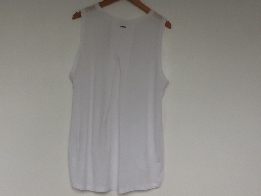 Polo Ralph Lauren White Sleeveless Top Size XL cotton