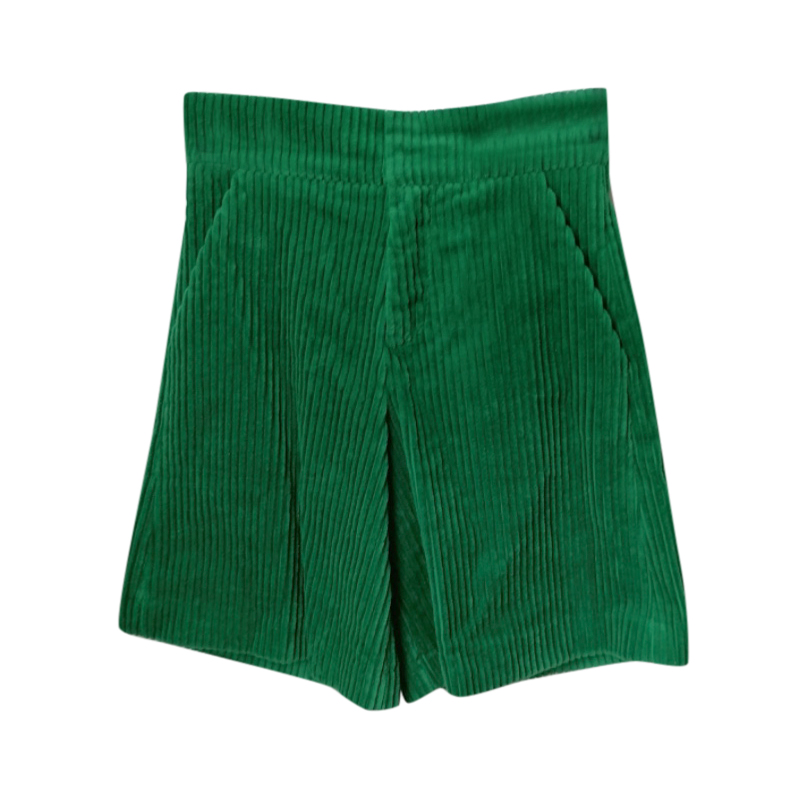 Boys Marni Kids 6Y Green Corduroy Shorts Size 6 Years cotton