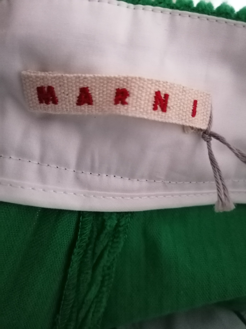 Boys Marni Kids 6Y Green Corduroy Shorts Size 6 Years cotton