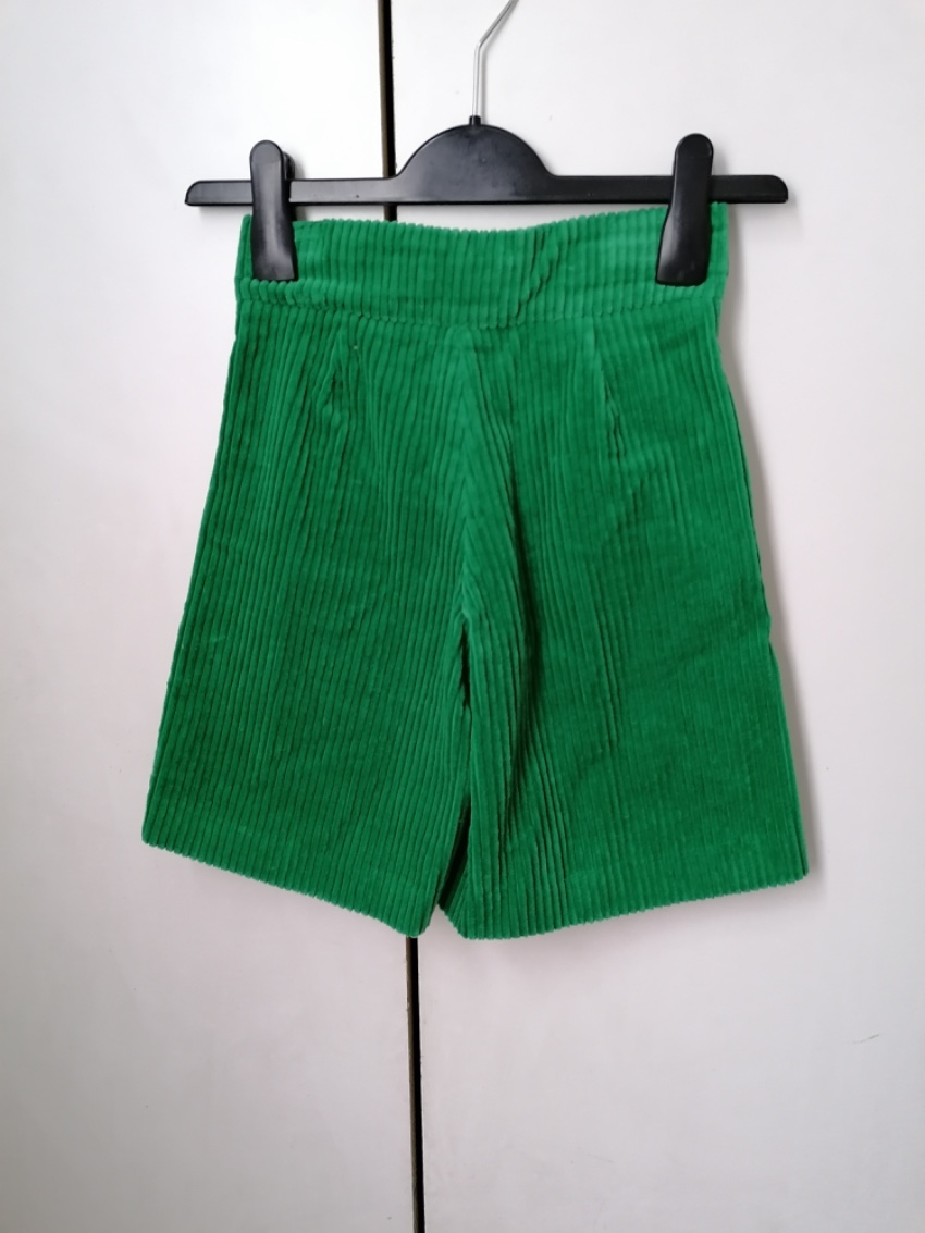 Boys Marni Kids 6Y Green Corduroy Shorts Size 6 Years cotton