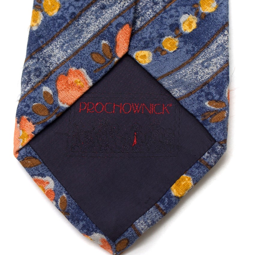 Men's Prochownick Floral-print Silk Tie Floral / Patterned