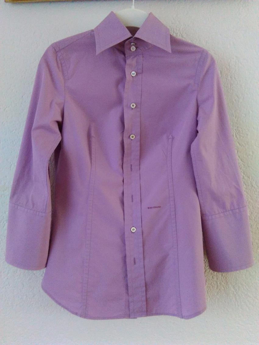 Preowned DSQUARED2 cotton shirt pink Size L