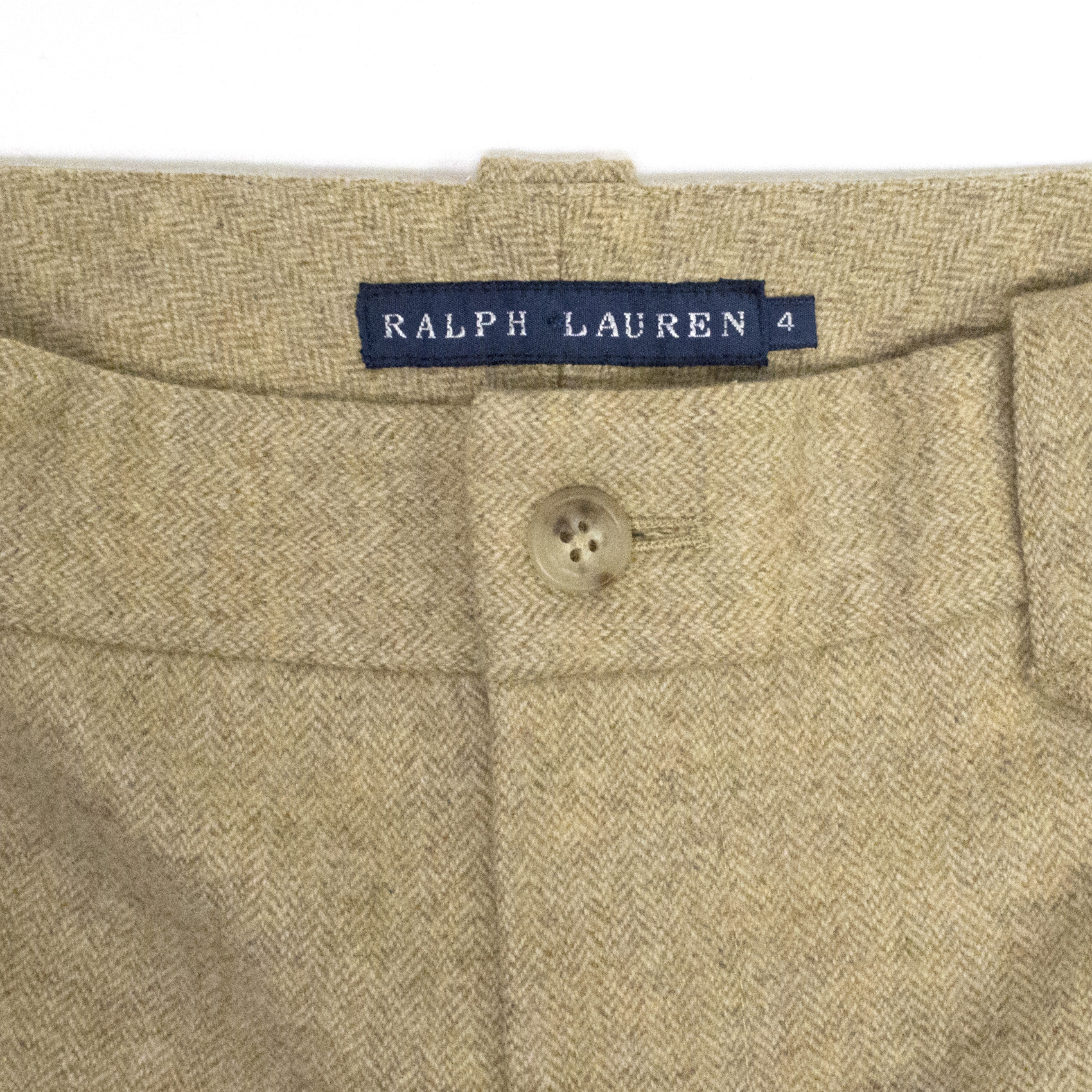 Preowned Ralph Lauren city shorts Size XS Cream wool