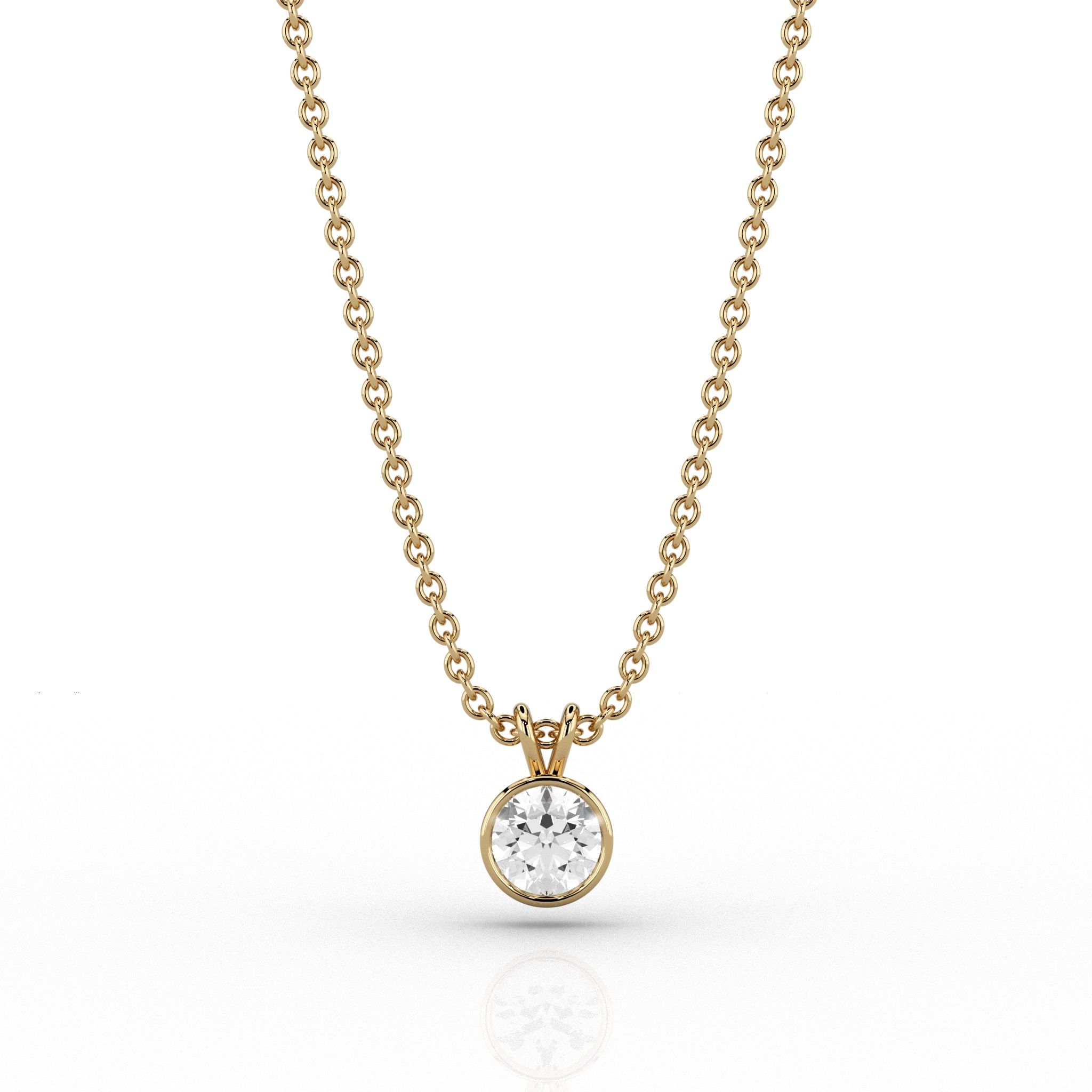 SkyDiamond Rae 0.48ct Pendant in 18ct Yellow Gold ct yellow gold