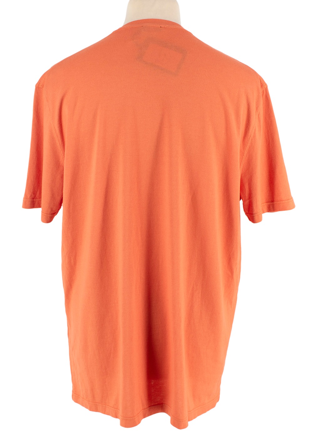 Men's Kiton Orange Classic  T-shirt Size XL cotton/cashemere