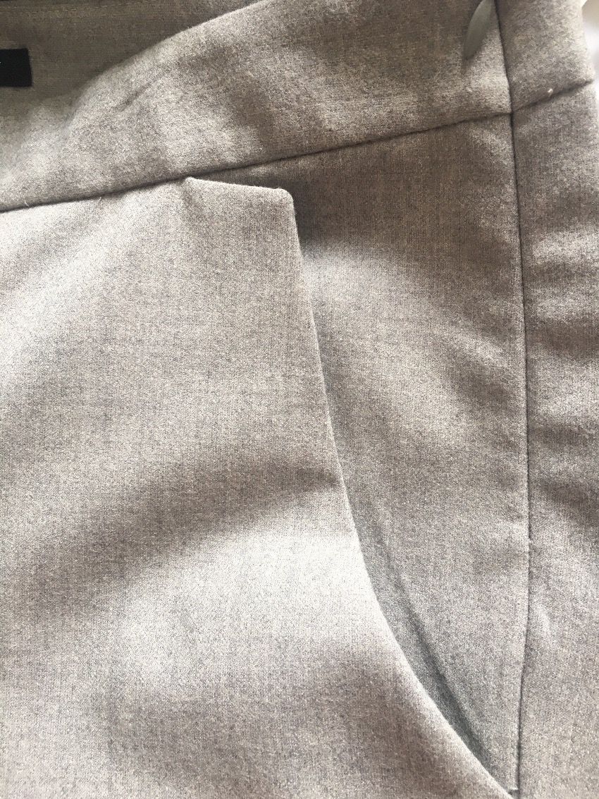 Preowned Theory wool classic trousers Size M Silver