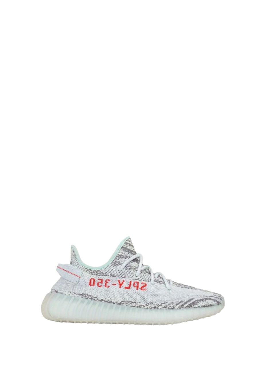 Preowned Yeezy Boost 350 V2 Blue Tint Size 38 fabric woven