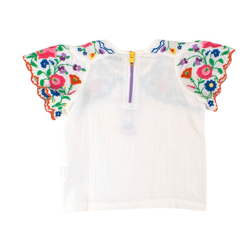 Stella McCartney Kids 2Y Multi Color Embroidered Top Size 18-24 Months