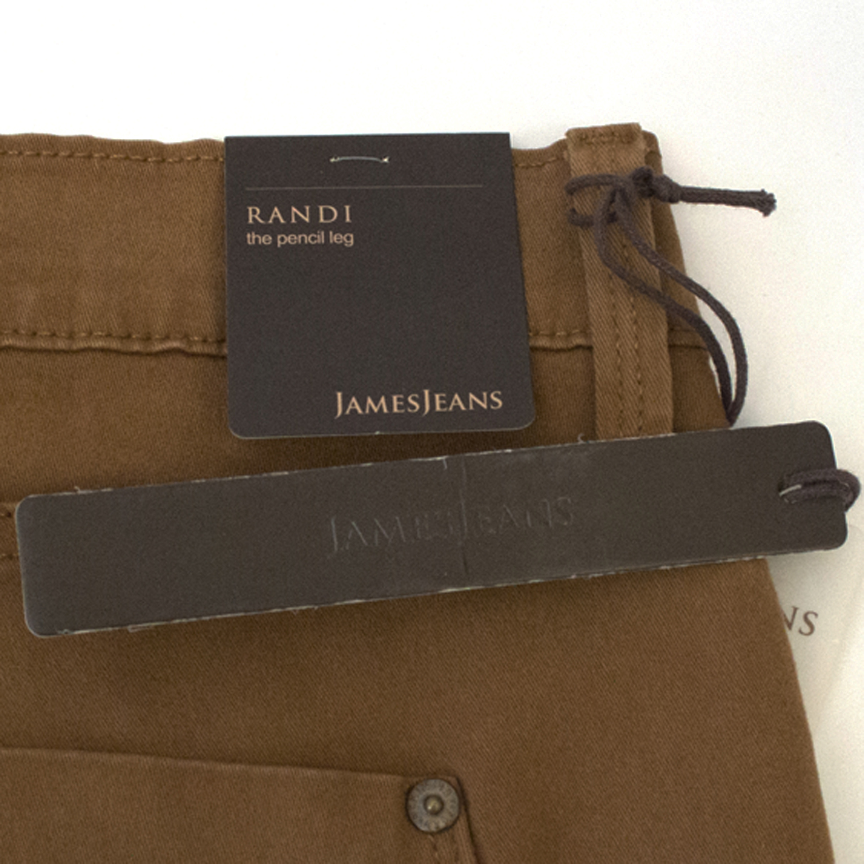 James Jeans Randi Skinny Jeans Size 32/81 Tan/Brown cotton