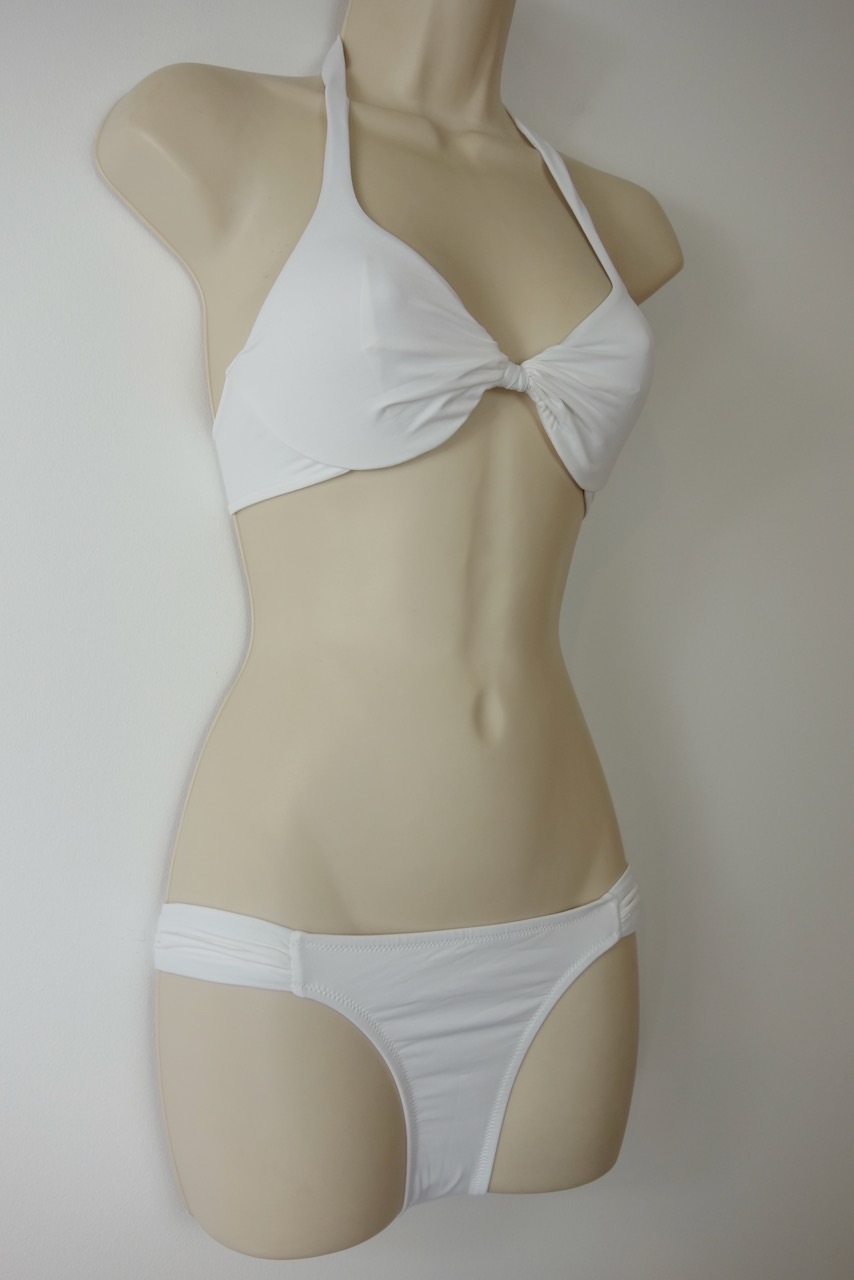 Melissa Odabash White Underwired Bikini Set Size XS polyamie