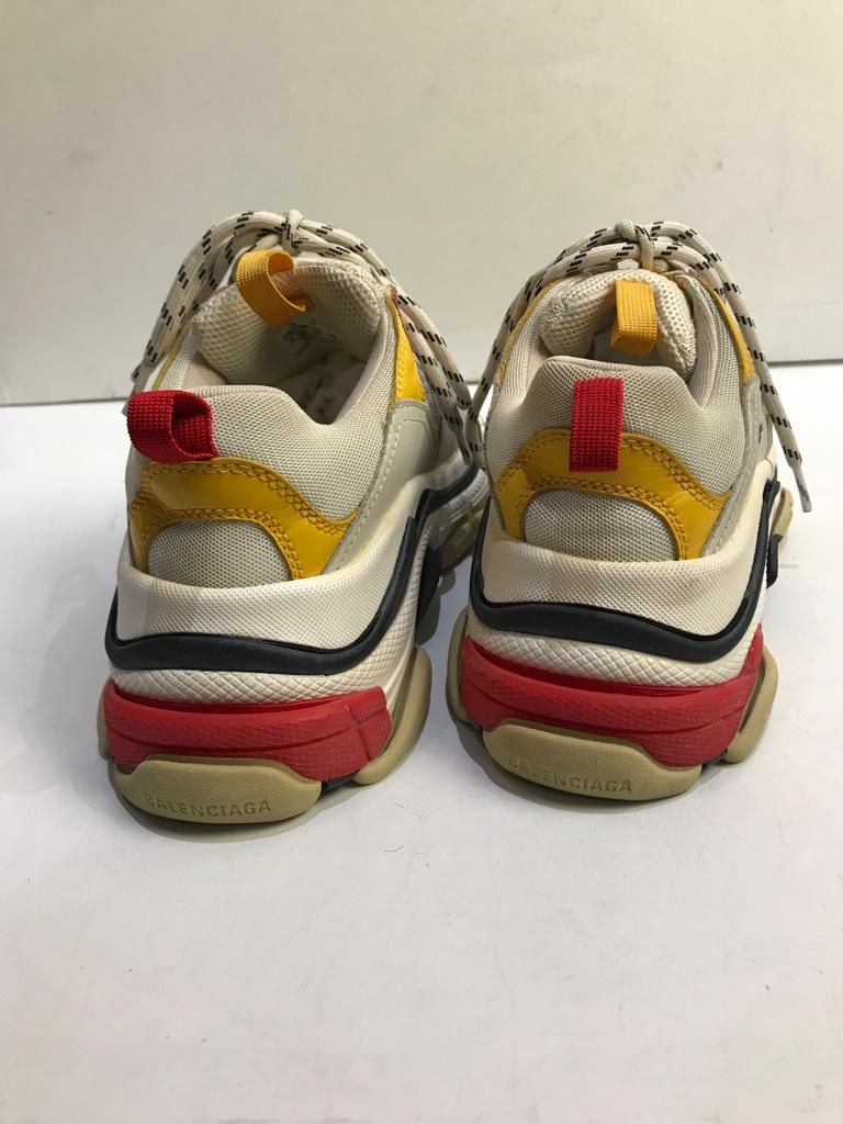 Preowned Balenciaga Multicolour Triple S Sneakers Size 38 Multi cloth