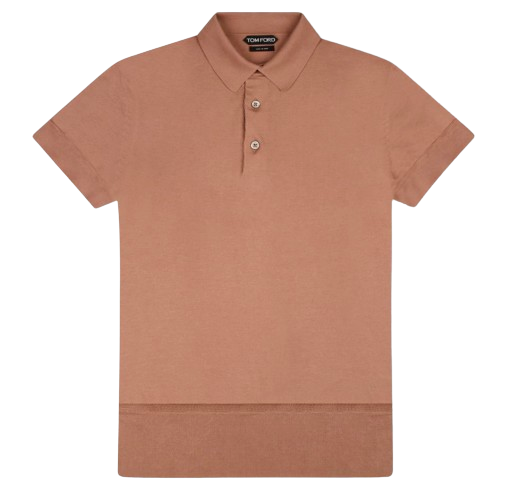 Tom Ford Sea Island Cotton Polo Shirt Size L