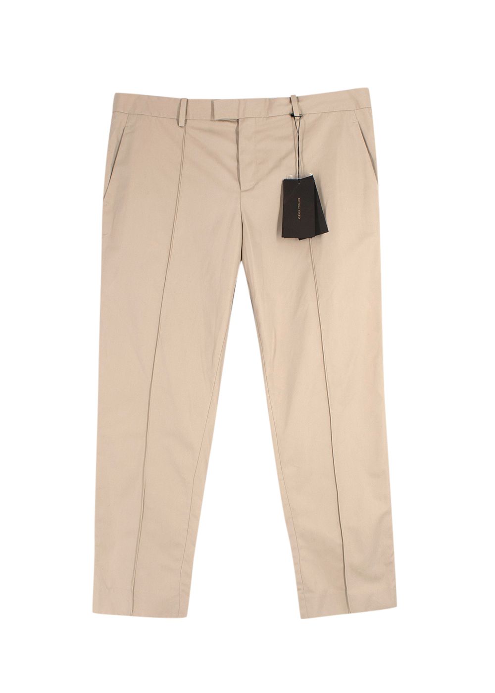 Bottega Veneta Beige Tailored Trousers Size M cotton