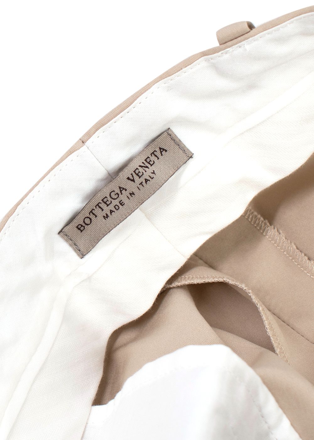 Bottega Veneta Beige Tailored Trousers Size M cotton