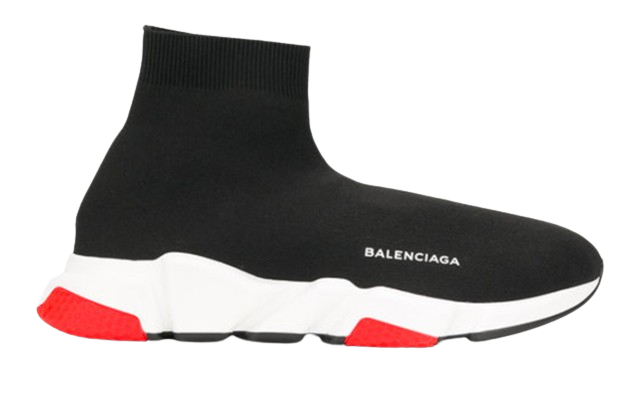 Preowned Balenciaga Black Speed Sock Trainers Size 38