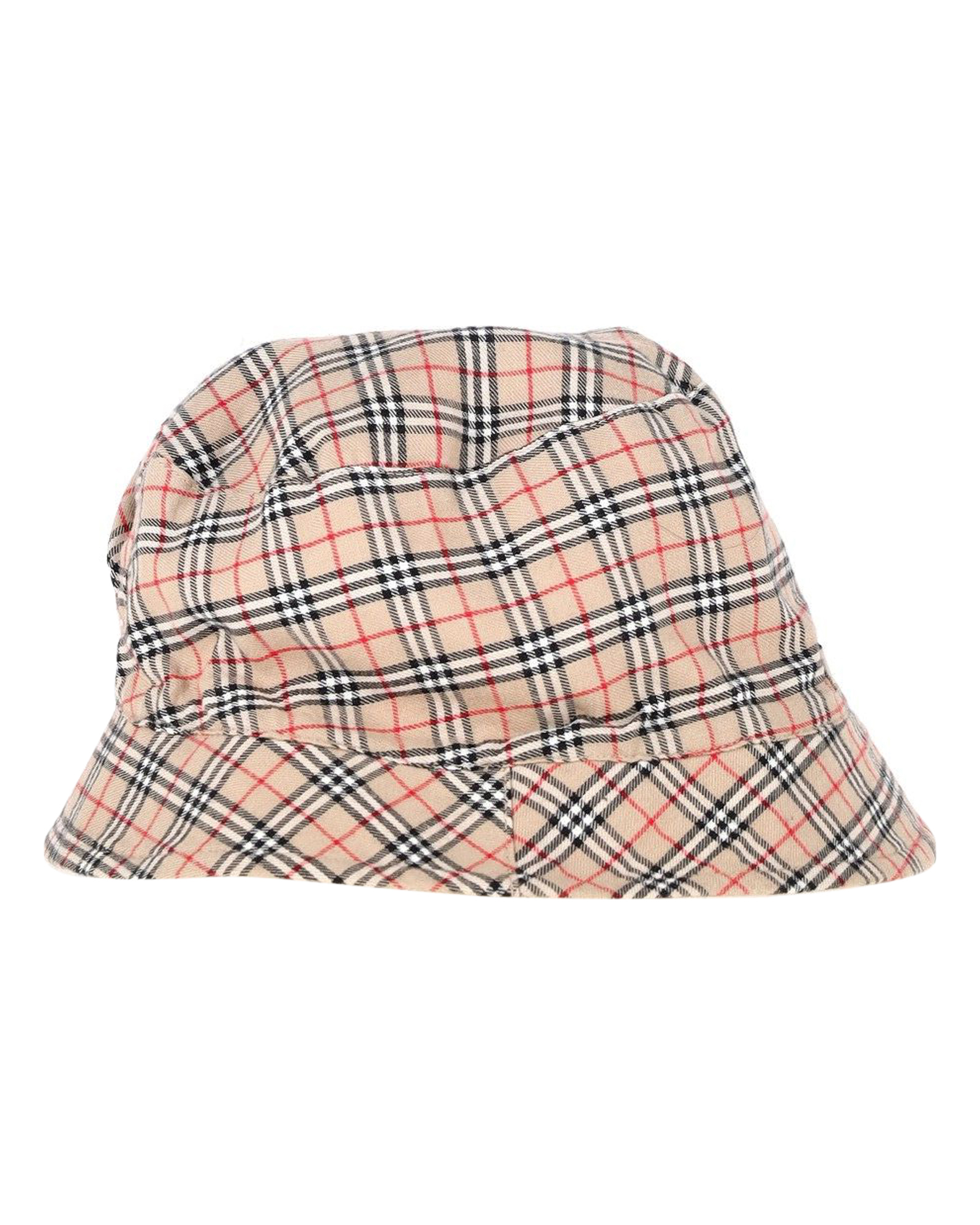 Preowned Burberry Reversible Bucket Hat beige cotton