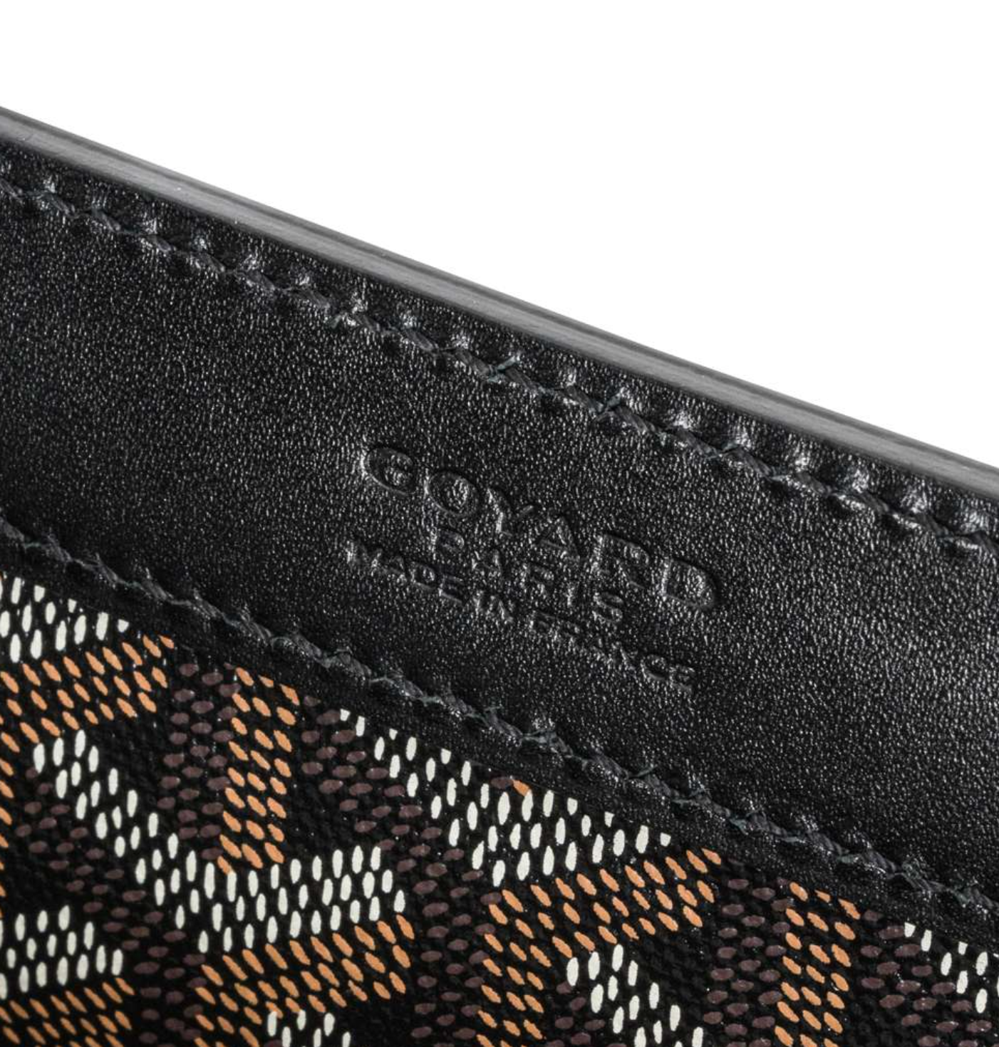 Goyard Black Leather Bellechasse Biaude PM Bag