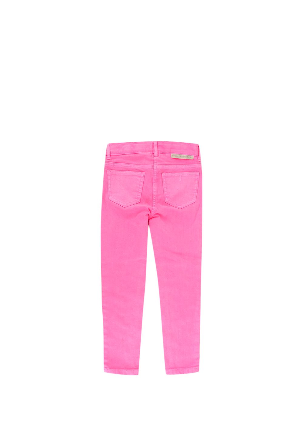 Boys Stella McCartney Fluroscent Pink Skinny Jeans Size 6 Years Fluorescent Pink cotton