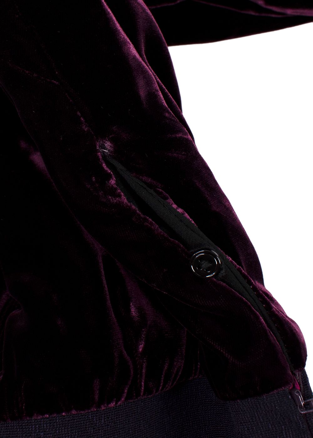 Tom Ford Purple Velvet Midi dress Size XXS viscose