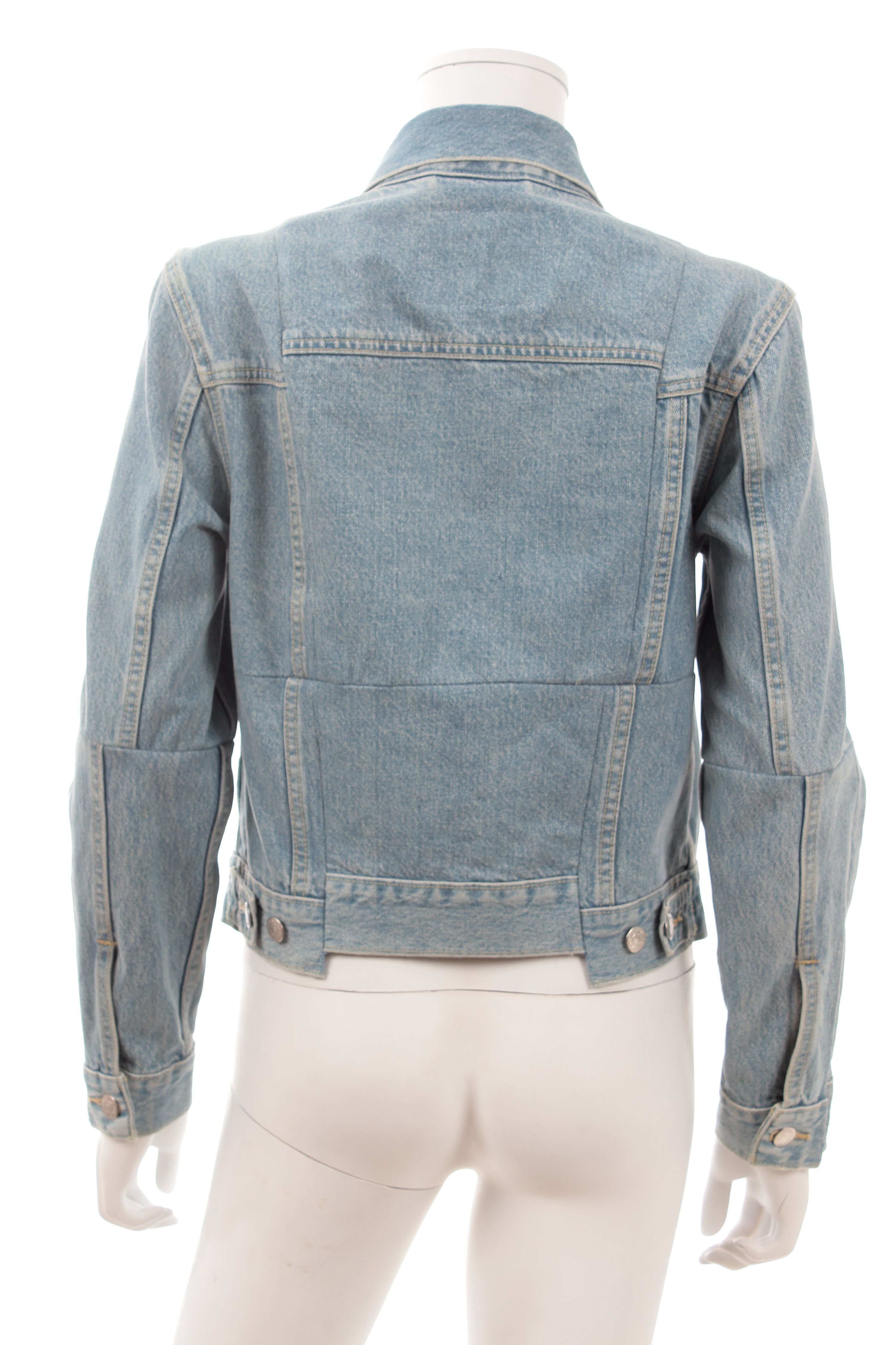 Vetements x Levi's light-wash denim deconstructed jacket Size S