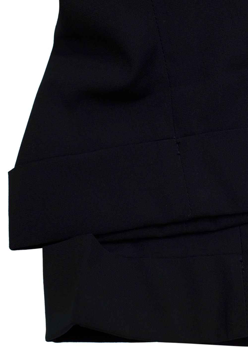 Battistoni Black Tailored Wool Trousers Size L virgin wool