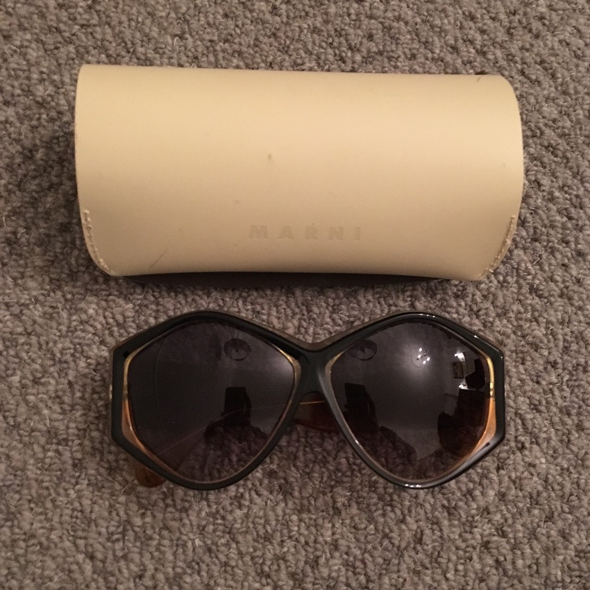 Marni sunglasses Orange plastic