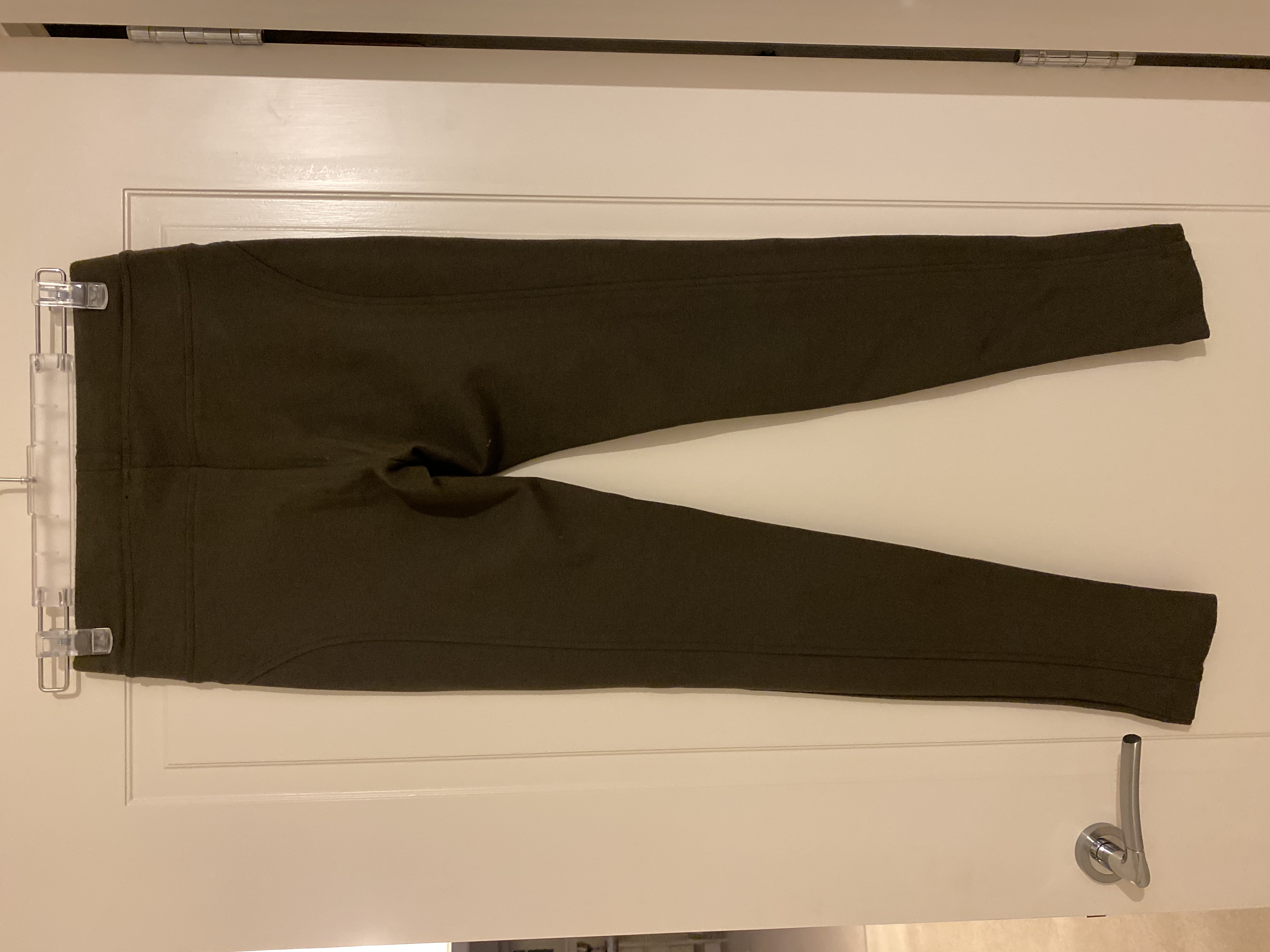 Preowned Hale Bob Khaki Trousers Size S Green suede