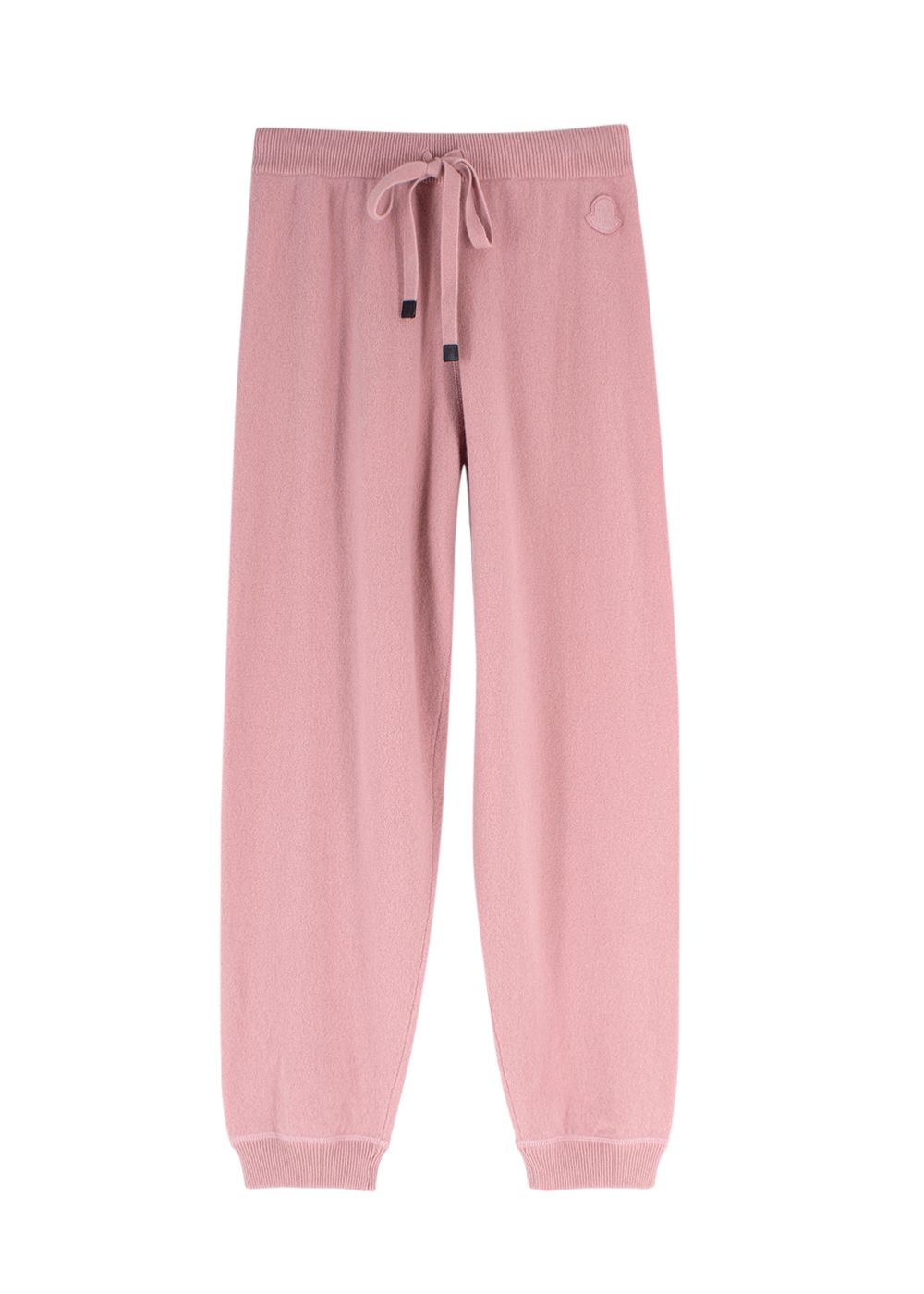 Moncler Pink Wool and Cashmere Blend Track Pants Size XS wool/cashmere