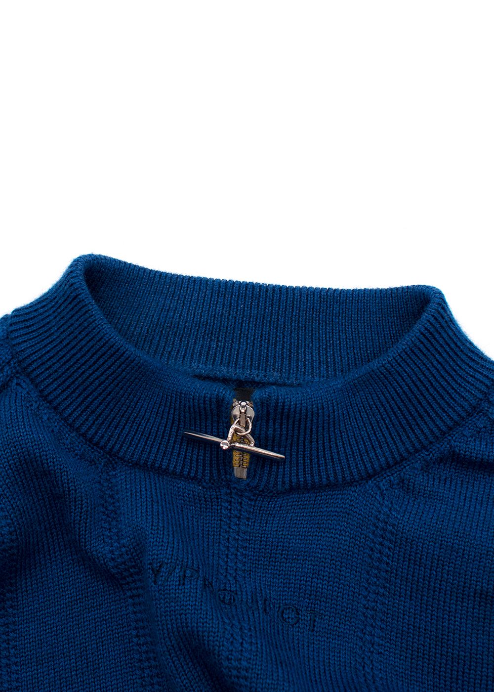 Men's Y/Project Unisex  Royal Blue Knit Jumper Size L wool