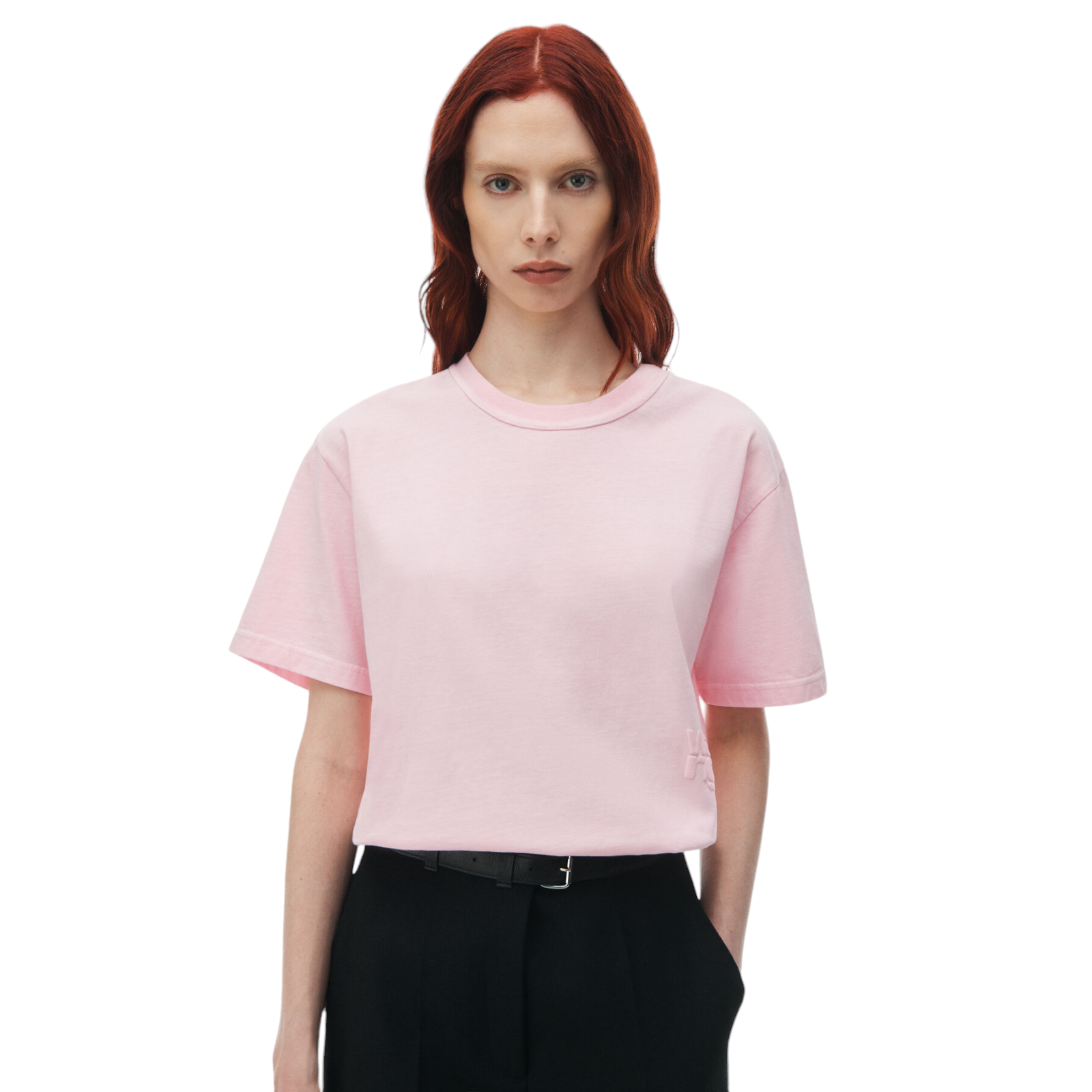 Alexander Wang Pink Puff Logo T-Shirt Size M