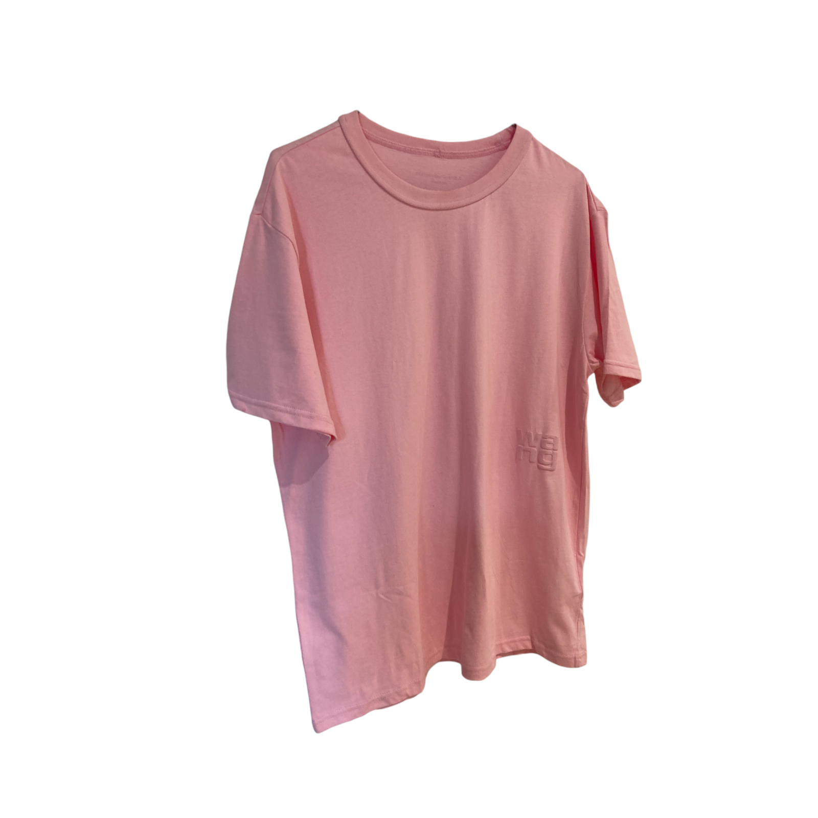 Alexander Wang Pink Puff Logo T-Shirt Size M