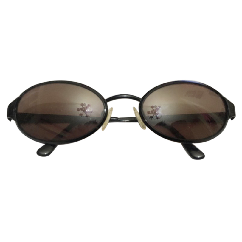 Preowned Anne Klein K1003 Sunglasses Black plastic